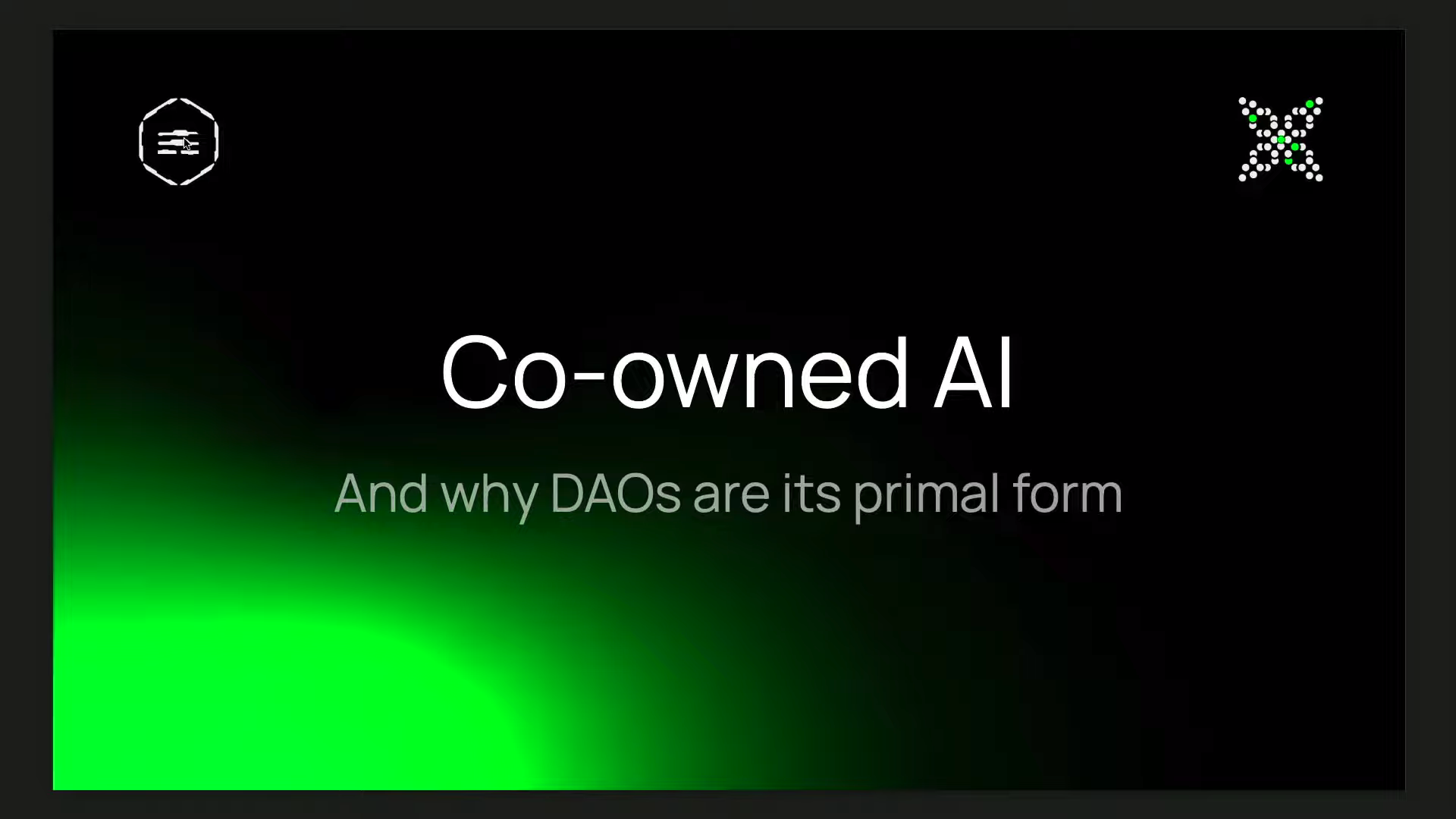 Co-Owned AI - and why DAOs are its primal form with David Minarsch