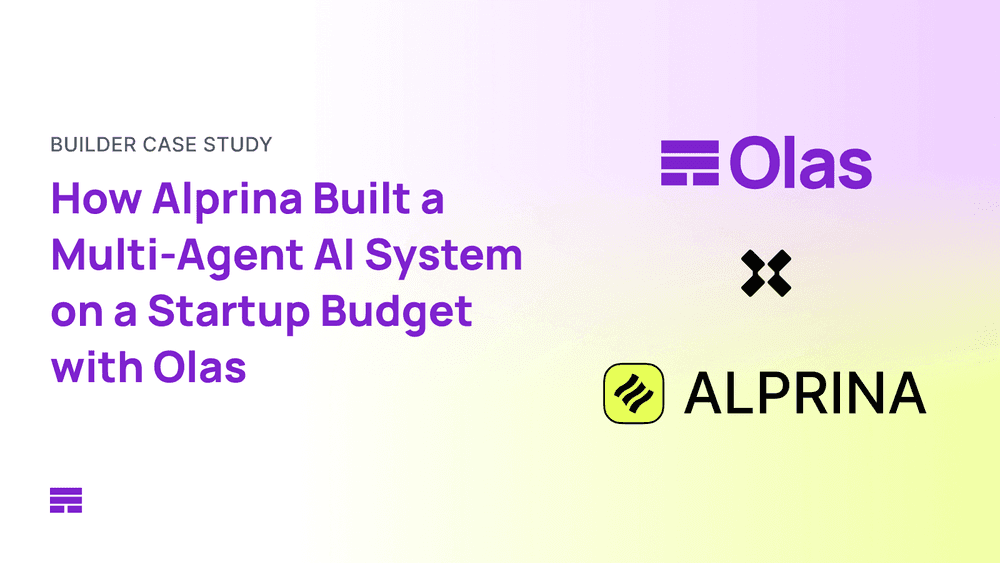 How Alprina Built a Multi-Agent AI System on a Startup Budget with Olas