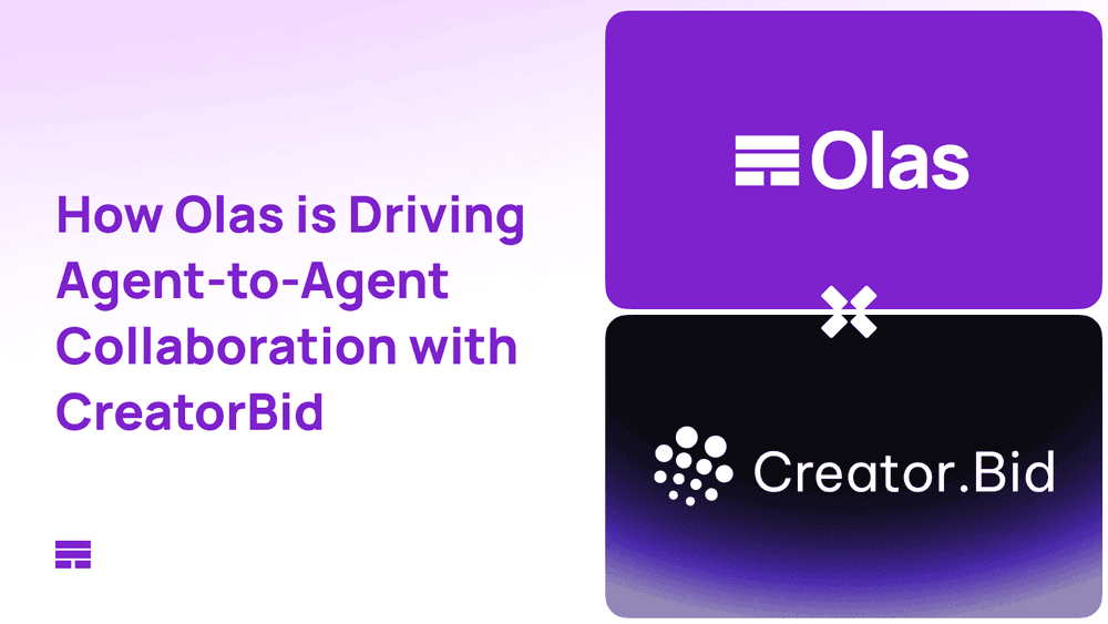 How Olas is Driving Agent-to-Agent Collaboration with CreatorBid